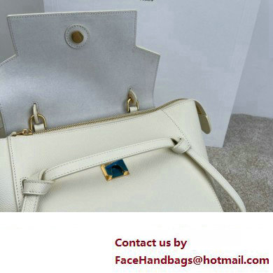 Celine MICRO Belt bag in grained calfskin WHITE 2024