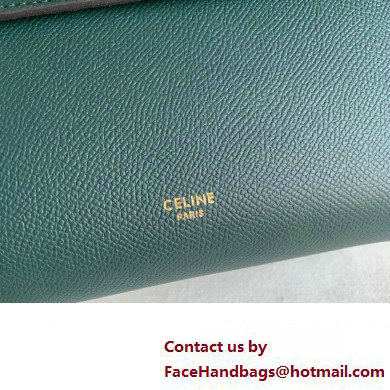 Celine Nano Belt bag in grained calfskin green 05 2024