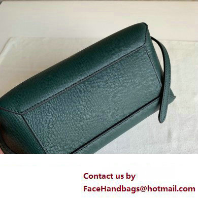 Celine Nano Belt bag in grained calfskin green 05 2024