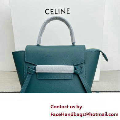 Celine mini belt pico Bag in grained calfskin Amazone 2024