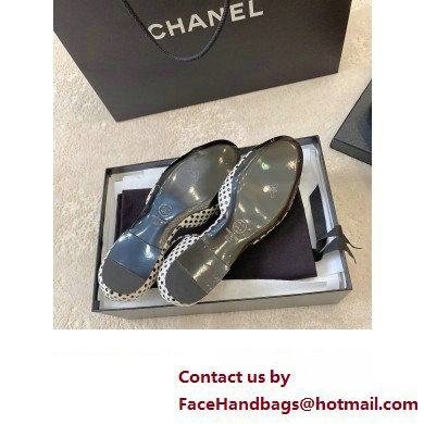 Chanel dots Mary Janes with Camellia white 2024