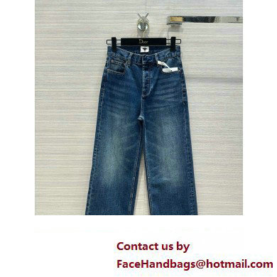 Dior 8 Flared Jeans blue 2024 - Click Image to Close