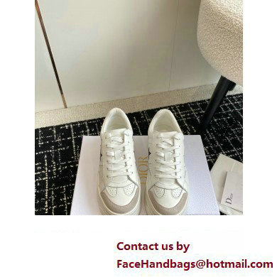 Dior White Calfskin and Suede Star Platform Sneaker 2024