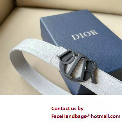 Dior Width 3.4cm Belt with Dior Charm Buckle 01 2024