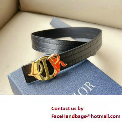 Dior Width 3.4cm Belt with Dior Charm Buckle 02 2024