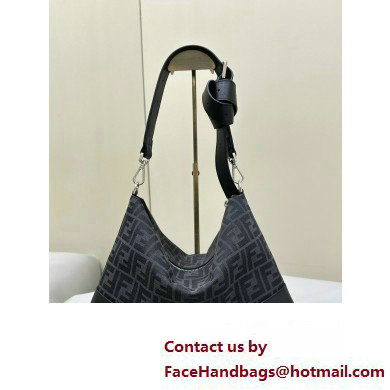 Fendi After crossbody bag Black FF fabric 2024