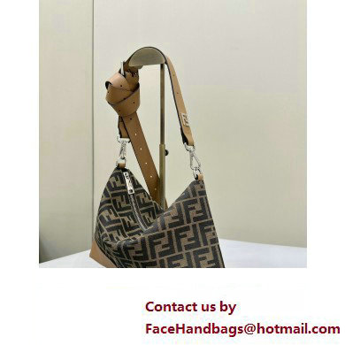 Fendi After crossbody bag Brown FF fabric 2024