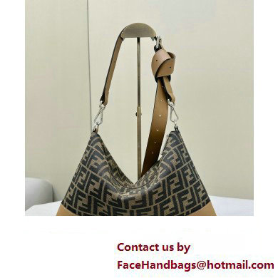 Fendi After crossbody bag Brown FF fabric 2024