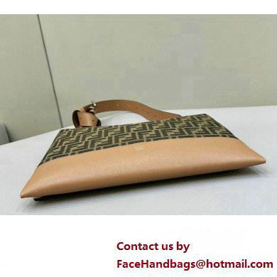 Fendi After crossbody bag Brown FF fabric 2024