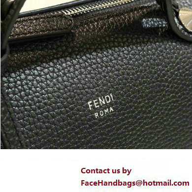 Fendi By The Way Medium Bag Black Selleria with hand-sewn topstitches 2024