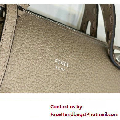 Fendi By The Way Medium Bag Dove gray Selleria with hand-sewn topstitches 2024