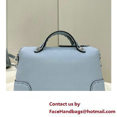 Fendi By The Way Medium Bag Light blue Selleria with hand-sewn topstitches 2024