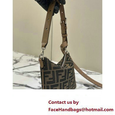 Fendi Mini After bag Brown FF fabric 2024