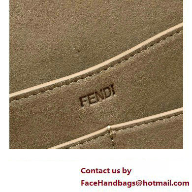 Fendi Origami Medium bag White leather that can be transformed 2024