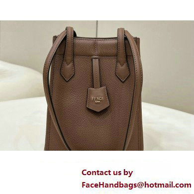 Fendi Origami Mini bag Brown leather that can be transformed 2024