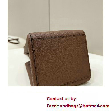 Fendi Origami Mini bag Brown leather that can be transformed 2024