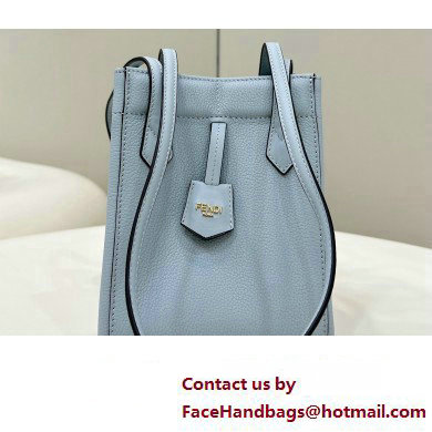 Fendi Origami Mini bag Light Blue leather that can be transformed 2024