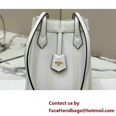 Fendi Origami Mini bag White leather that can be transformed 2024