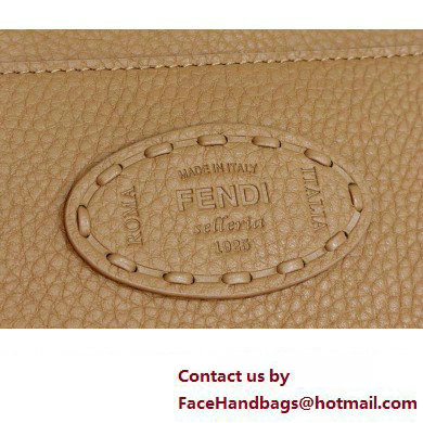 Fendi Peekaboo ISeeU Medium Bag Beige Selleria with oversized topstitching 2024