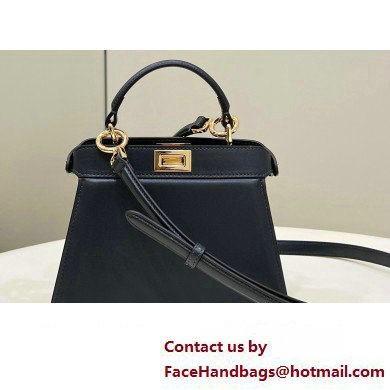 Fendi Peekaboo ISeeU Petite Bag in nappa Leather Black 2024