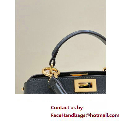 Fendi Peekaboo ISeeU Petite Bag in nappa Leather Black 2024