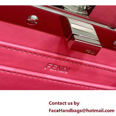 Fendi Peekaboo ISeeU Petite Bag in nappa Leather Pink 2024