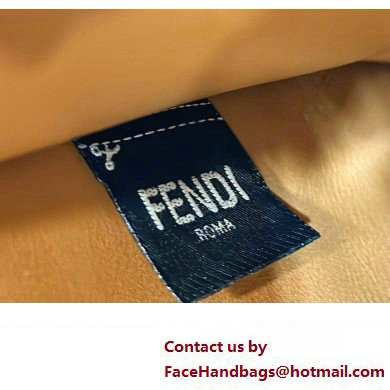 Fendi Peekaboo ISeeU Small Bag Brown Selleria with 556 hand-sewn stitches 2024