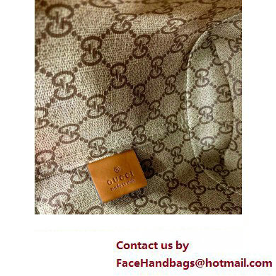 GUCCI Mini shoulder bag with Gucci print 777166 BROWN 2024