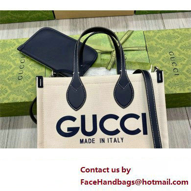 GUCCI Mini tote bag with Gucci print 772144 BLACK 2024 - Click Image to Close