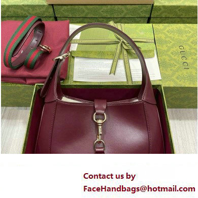 Gucci Jackie small shoulder bag 782849 IN Rosso Ancora leather 2024 - Click Image to Close