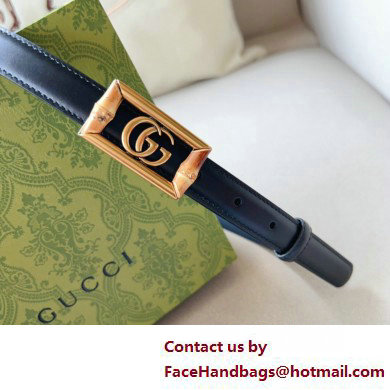 Gucci Width 2cm Belt with Double G buckle and bamboo 768464 01 2024