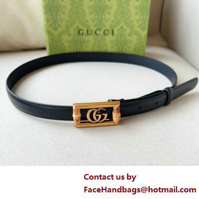 Gucci Width 2cm Belt with Double G buckle and bamboo 768464 01 2024