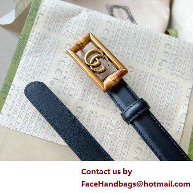 Gucci Width 2cm Belt with Double G buckle and bamboo 768464 01 2024