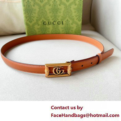 Gucci Width 2cm Belt with Double G buckle and bamboo 768464 02 2024