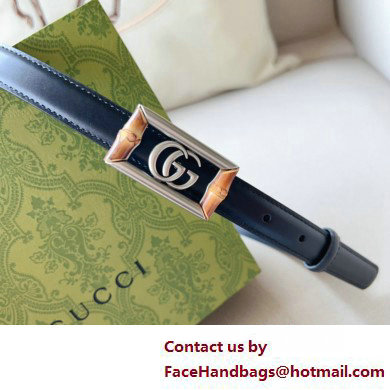 Gucci Width 2cm Belt with Double G buckle and bamboo 768464 04 2024