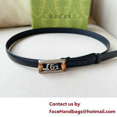 Gucci Width 2cm Belt with Double G buckle and bamboo 768464 04 2024