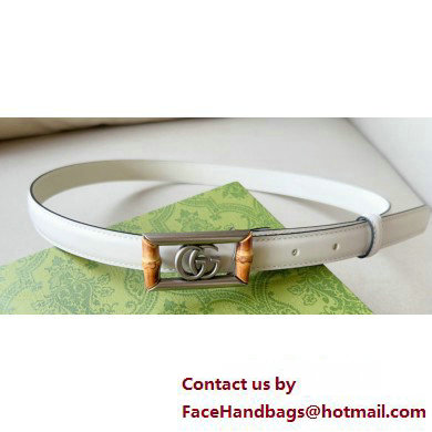 Gucci Width 2cm Belt with Double G buckle and bamboo 768464 06 2024