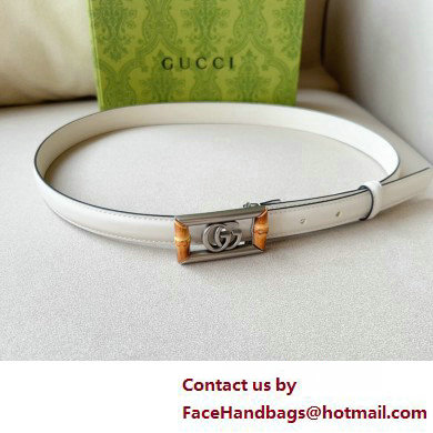 Gucci Width 2cm Belt with Double G buckle and bamboo 768464 06 2024