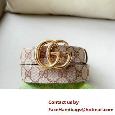 Gucci Width 3cm GG Marmont thin belt 625839 01 2024 - Click Image to Close