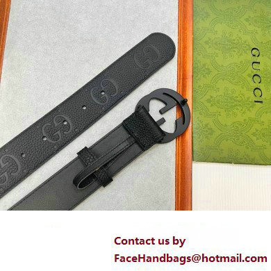 Gucci Width 4cm Interlocking G belt 01 2024