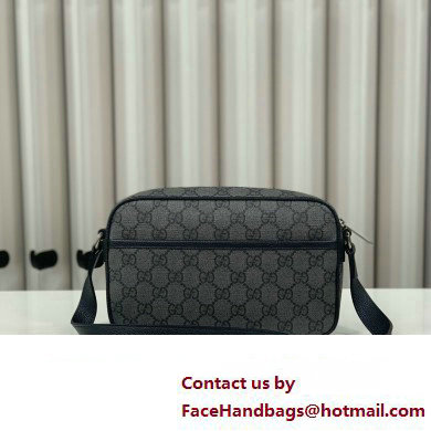 Gucci mini shoulder bag in black GG Supreme canvas 768391 2024