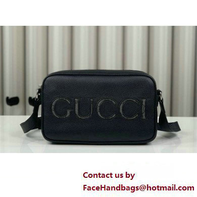 Gucci mini shoulder bag in black leather 768391 2024