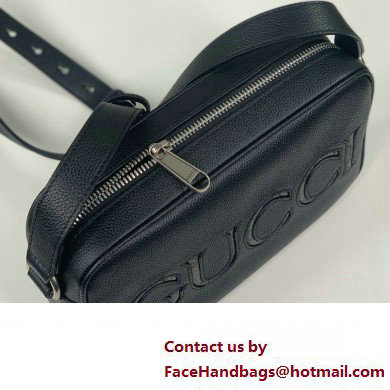 Gucci mini shoulder bag in black leather 768391 2024