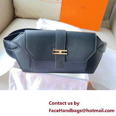 Hermes Elan Pocket 24 belt Black/Gold