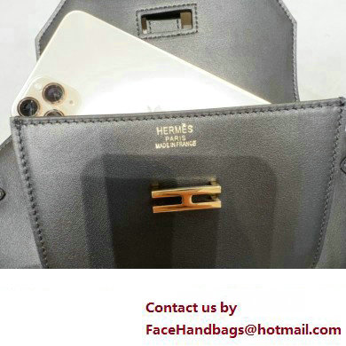 Hermes Elan Pocket 24 belt Black/Gold