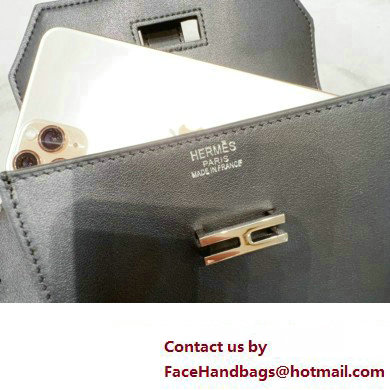 Hermes Elan Pocket 24 belt Black/Silver