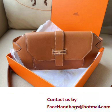 Hermes Elan Pocket 24 belt Brown/Gold