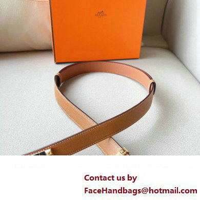 Hermes Width 2.4cm Collier de Chien 24 belt Brown