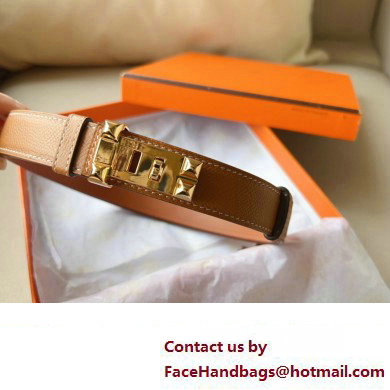 Hermes Width 2.4cm Collier de Chien 24 belt Brown