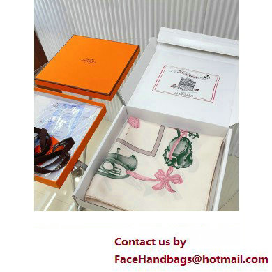 Hermes scarf 90x90cm in silk twill Top Quality 100 2024